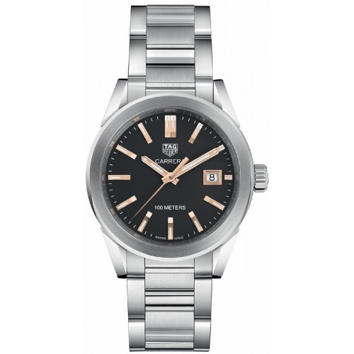 Tag Heuer Carrera Black Dial Stainless Ladies Watch WBG1311-BA0758